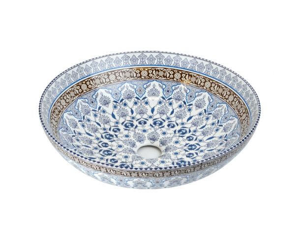 Раковина чаша Bronze de Luxe Марракеш 1008, синий. Фото 1