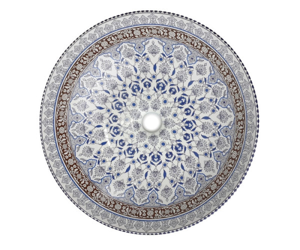 Раковина чаша Bronze de Luxe Марракеш 1008, синий. Фото 3