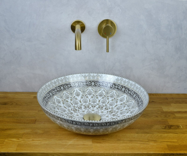 Раковина чаша Bronze de Luxe Марракеш 1008G, серый. Фото 6