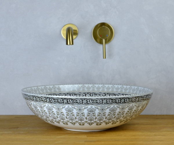 Раковина чаша Bronze de Luxe Марракеш 1008G, серый. Фото 7