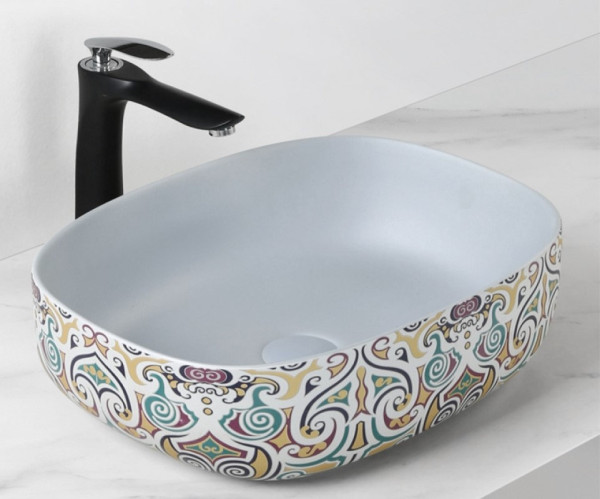 Раковина чаша Bronze de Luxe MURANO 4035, разноцветная. Фото 3