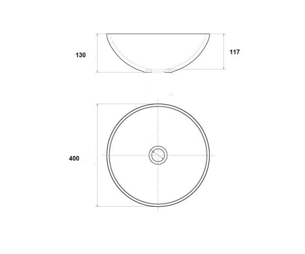Раковина чаша Bronze de Luxe Salamander 2000, синий. Фото 2
