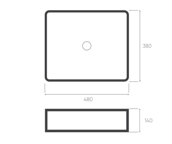 Раковина чаша Bronze de Luxe SCANDI 1010-GM, серый. Фото 2