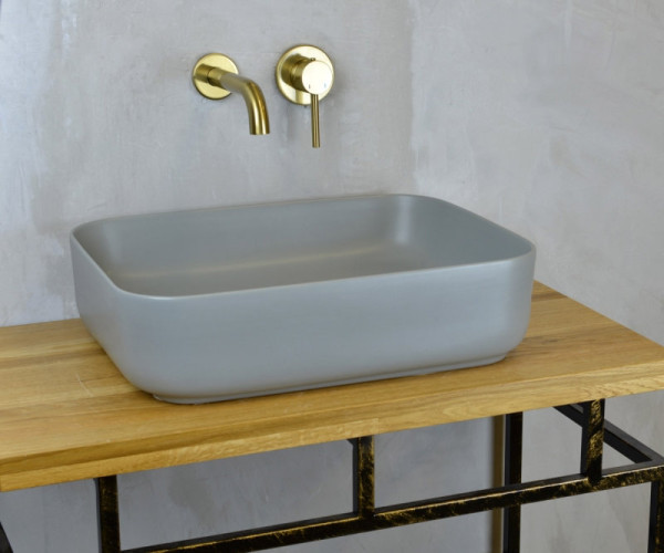 Раковина чаша Bronze de Luxe SCANDI 6127-GM, серый. Фото 5