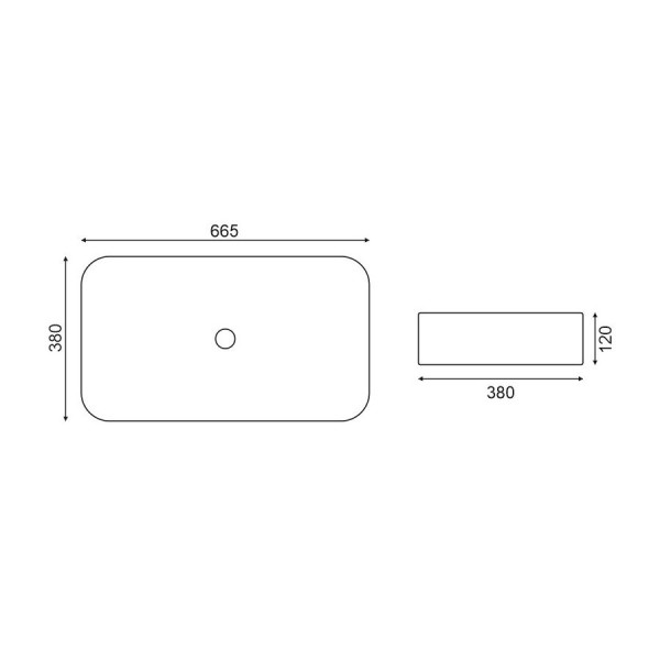 Раковина чаша Bronze de Luxe TREND 1363-MG, серый. Фото 2