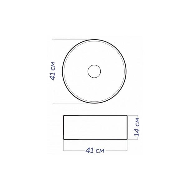 Раковина чаша Maretti EA13NS10-844, белая. Фото 3