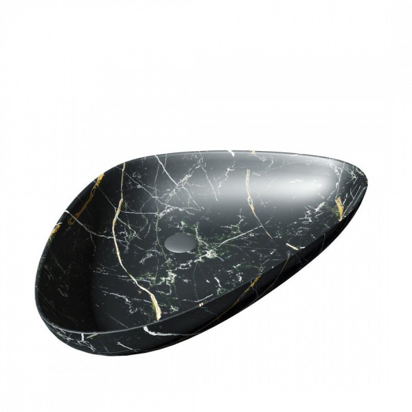 Раковина чаша Maretti EL13NS56-560MR, черный мрамор. Фото 5