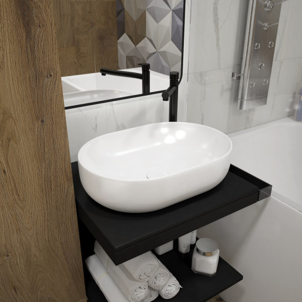 Раковина чаша Maretti FL13NS09-844, белая. Фото 5