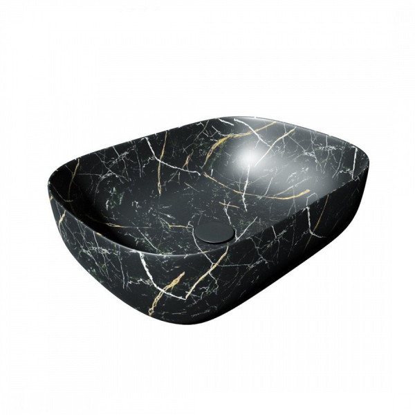 Раковина чаша Maretti FL13NS25-560MR, черный мрамор. Фото 1