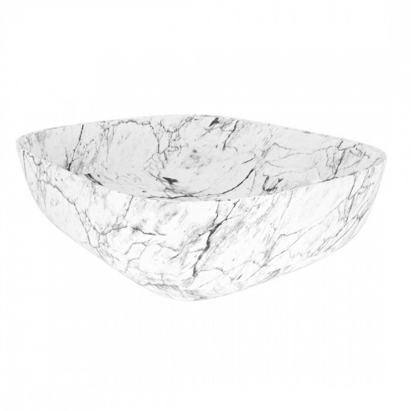 Раковина чаша Maretti FL13NS25-740MR, белый мрамор. Фото 3