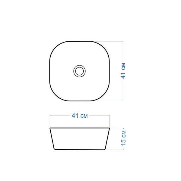 Раковина чаша Maretti FL13NS27-844, белая. Фото 3