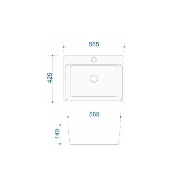 Раковина чаша Maretti SF13NS18-844, белая. Фото 3