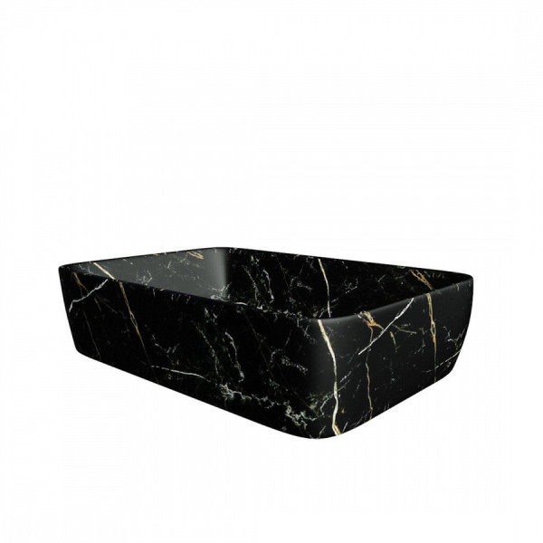 Раковина чаша Maretti UM13NS03-560MR, черный мрамор. Фото 4