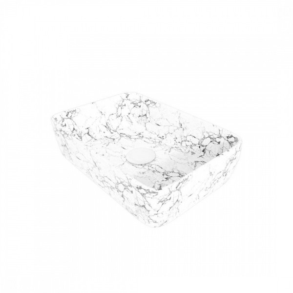 Раковина чаша Maretti UM13NS03-740MR, белый мрамор. Фото 1