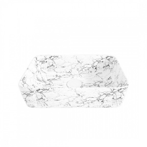 Раковина чаша Maretti UM13NS03-740MR, белый мрамор. Фото 3