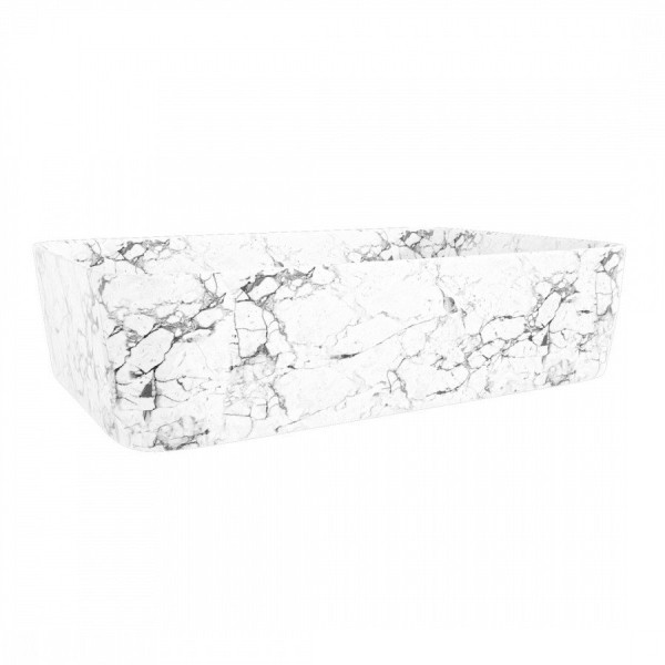 Раковина чаша Maretti UM13NS03-740MR, белый мрамор. Фото 5