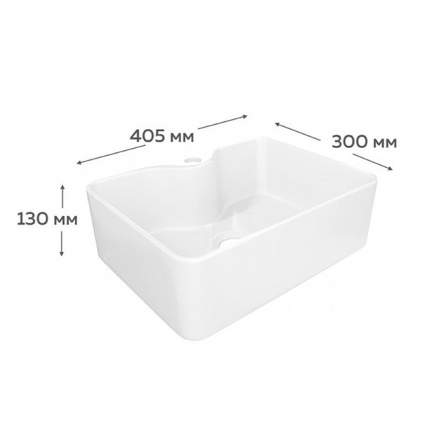 Раковина чаша Maretti UM13NS41-844, белая. Фото 2