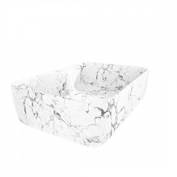 Раковина чаша Maretti UM13NS96-740MR, белый мрамор. Фото 1