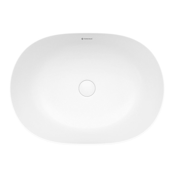 Раковина чаша Terminus Прато 03RN60x41x14W, белый. Фото 3