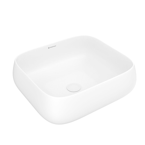 Раковина чаша Terminus Сицилия 01RN44x39x15W, белый. Фото 1