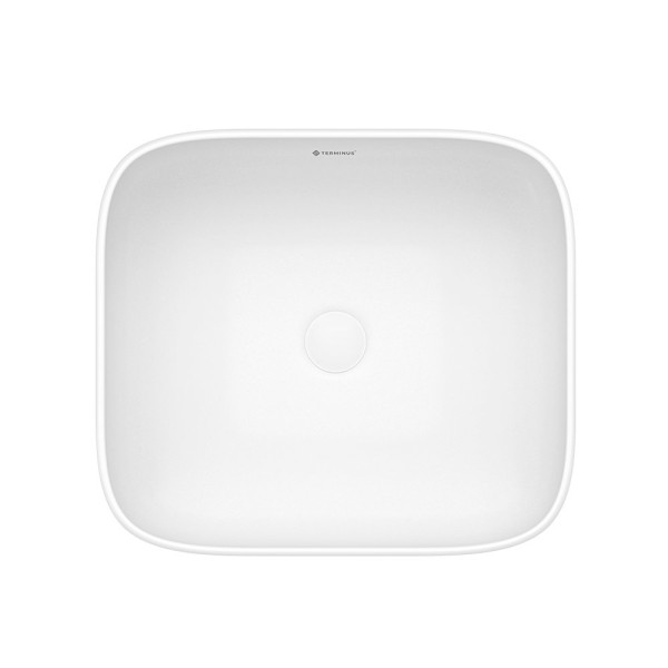 Раковина чаша Terminus Сицилия 01RN44x39x15W, белый. Фото 3