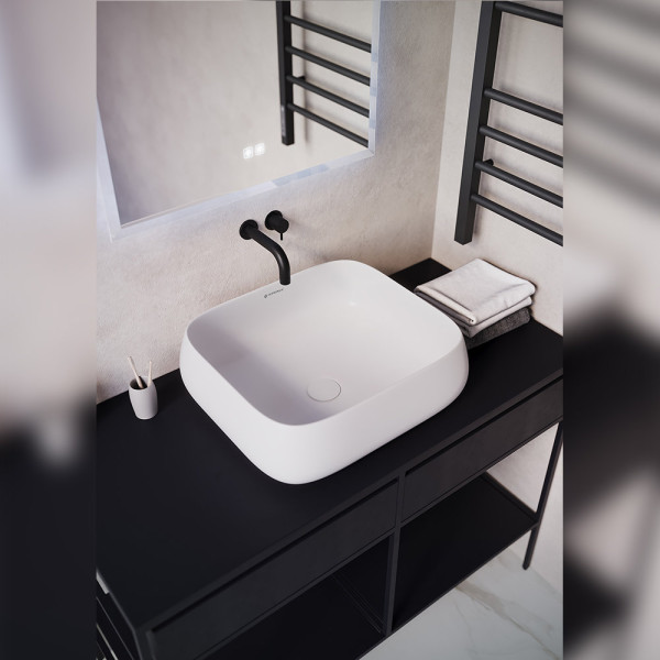 Раковина чаша Terminus Сицилия 01RN44x39x15W, белый. Фото 4