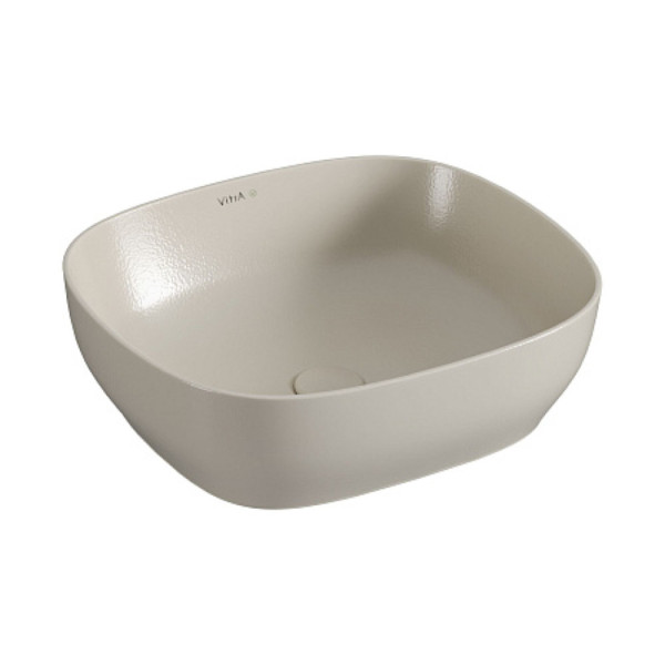 Раковина-чаша Vitra Outline Recycled 7994B066-0016 прямоугольная, 48x42см, б/перелива, матовый тауп. Фото 1