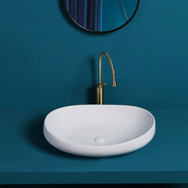 Раковина чаша WesnaArt NOVA 4060-NOV03, белый. Фото 5