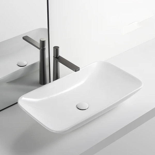 Раковина чаша WesnaArt OCEAN 4040-OCE12, белый. Фото 4