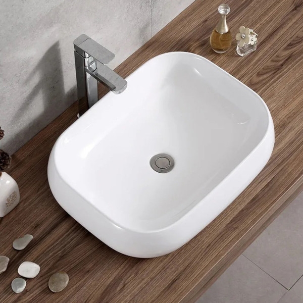 Раковина чаша WesnaArt ROUND 4050-ROU, белый. Фото 3