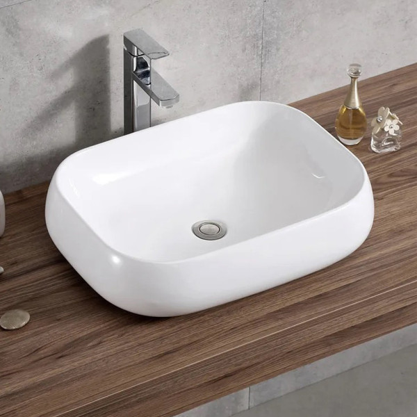 Раковина чаша WesnaArt ROUND 4050-ROU, белый. Фото 4