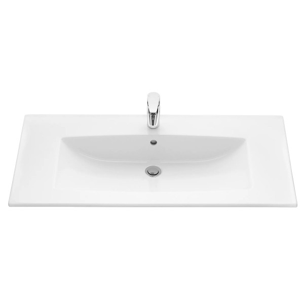 Раковина мебельная AQUATON 100.5х47х17.2, фарфор, цвет Белый (1WH501627). Фото 1