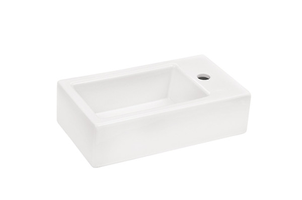 Раковина мебельная AQUATON 46х26х13, фаянс, цвет Белый (1WH301972). Фото 1