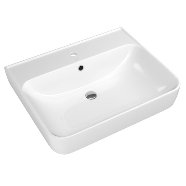 Раковина мебельная Onika 60.5х45.5х19.5, керамика, цвет Белый (4640021061152). Фото 1