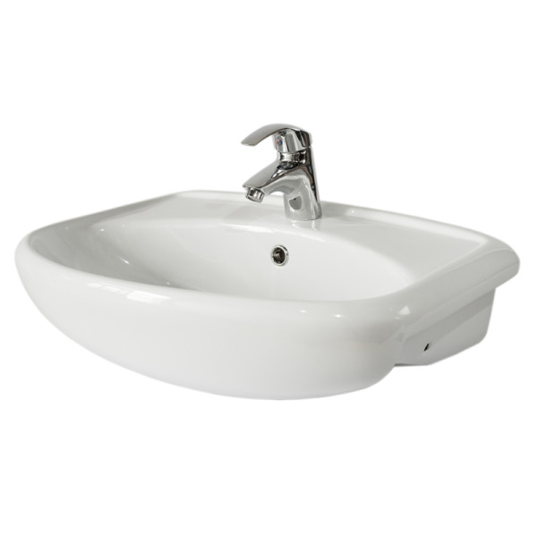 Раковина мебельная Оскольская керамика Арго 61х45.5х19, фарфор, цвет Белый (40101000505). Фото 1