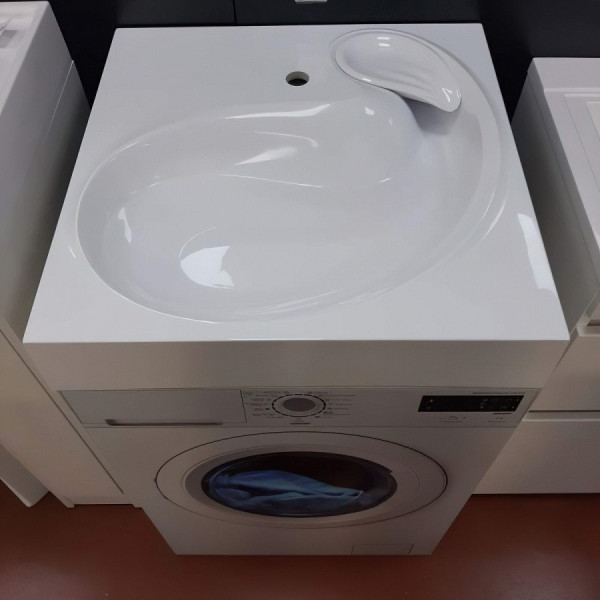 Раковина над стиральной машиной Maretti AS13SM73-844, белая. Фото 4