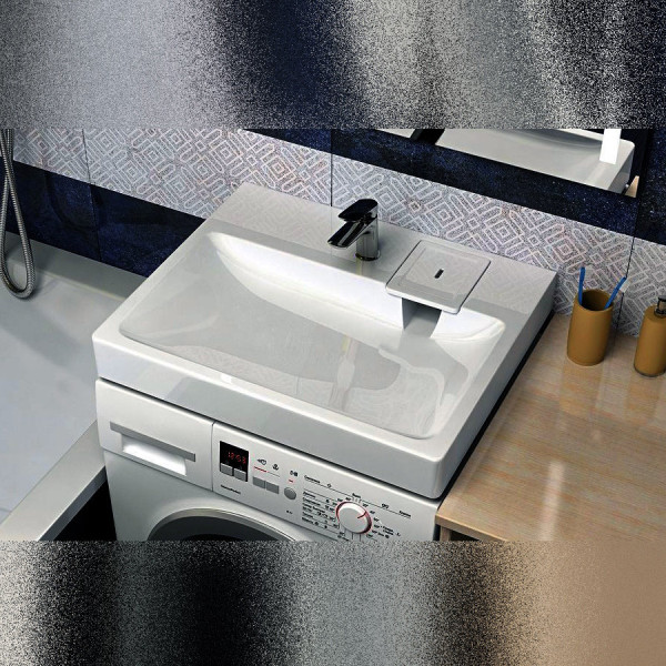 Раковина над стиральной машиной Maretti KA13SM78-844, белая. Фото 4