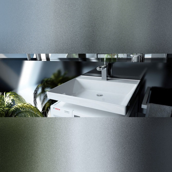 Раковина над стиральной машиной Maretti SF13SM58-844, белая. Фото 4