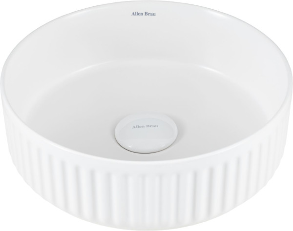 Раковина накладная Allen Brau Fantasy Line 36 4.11032.21 белый матовый. Фото 1