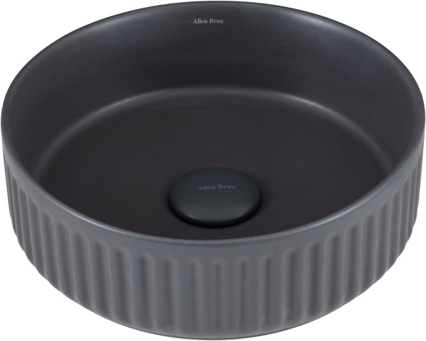 Раковина накладная Allen Brau Fantasy Line 36 4.11032.AN антрацит. Фото 1