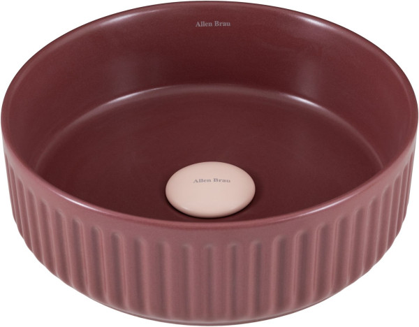 Раковина накладная Allen Brau Fantasy Line 36 4.11032.BD бордо. Фото 1