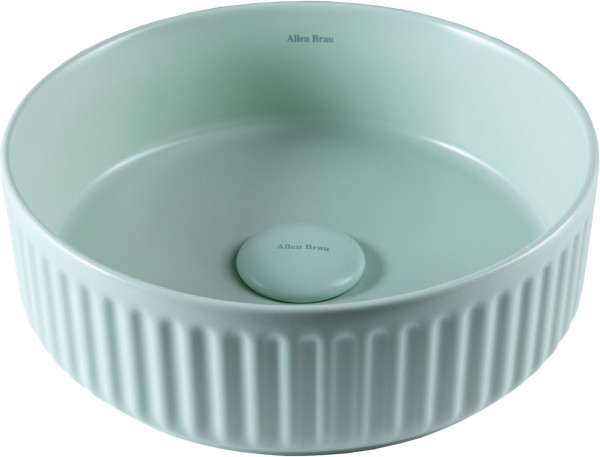 Раковина накладная Allen Brau Fantasy Line 36 4.11032.MT мятный. Фото 1