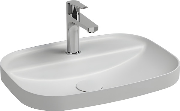 Раковина накладная Allen Brau Fantasy Sphere 55 4.11034.20 белый. Фото 1