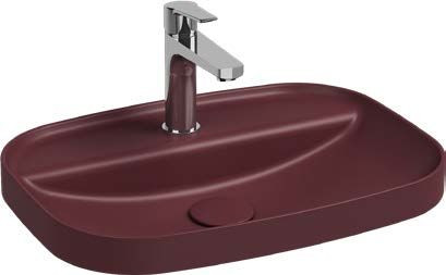 Раковина накладная Allen Brau Fantasy Sphere 55 4.11034.BD бордо. Фото 1