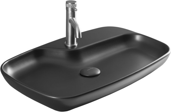 Раковина накладная Allen Brau Liberty 4.32011.31 черный матовый. Фото 1