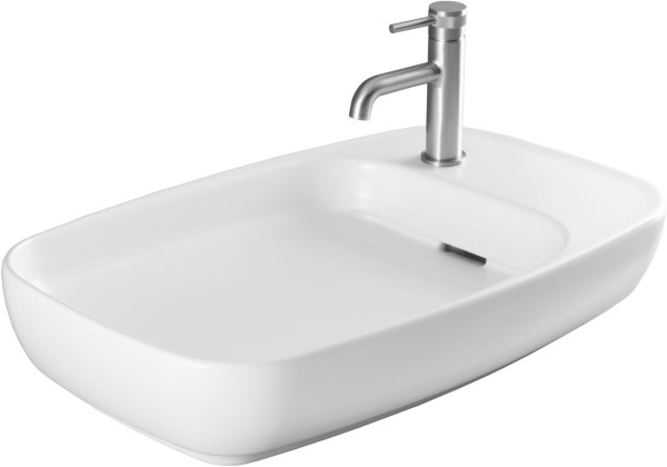 Раковина накладная Allen Brau Liberty 4.32012.21 белый матовый. Фото 1