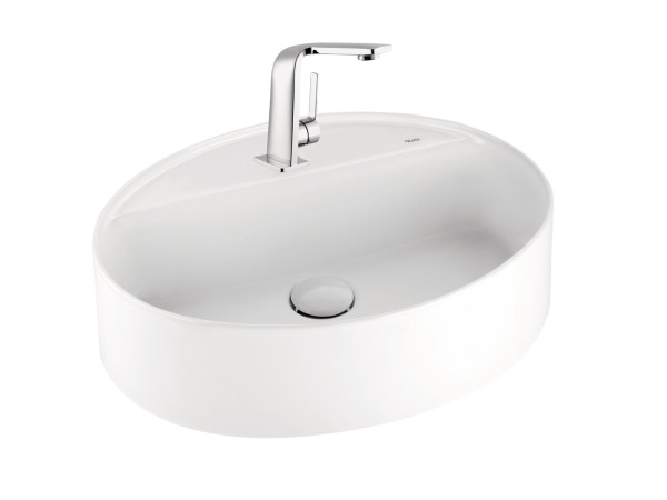 Раковина накладная Kale SMARTEDGE 50х40х16.9 керамика, цвет Белый (310200200006(7110210501)). Фото 1