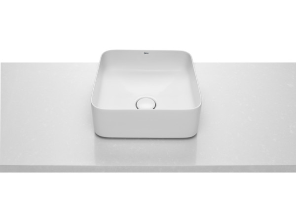 Раковина накладная Roca INSPIRA SQUARE 37х37х16.9 керамика, цвет Белый (7327532000). Фото 1