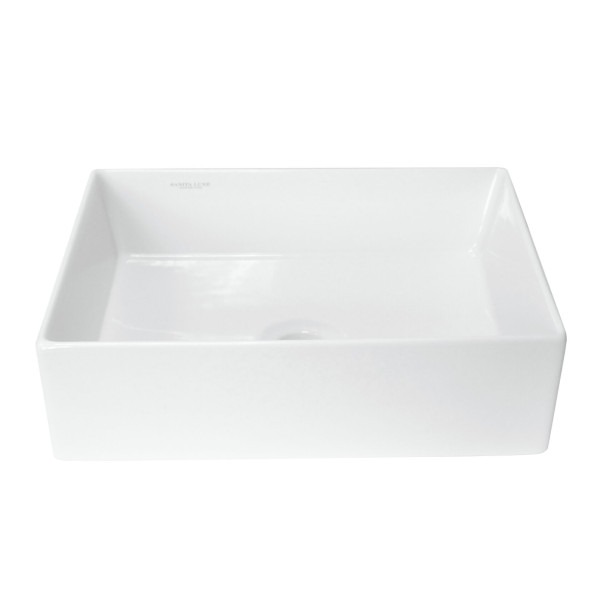 Раковина накладная Sanita Luxe 40х34.9х11 фарфор, цвет Белый (NOV40SLWB01S). Фото 1