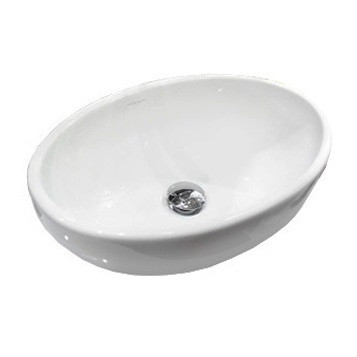 Раковина накладная Sanita Luxe Ringo 53х34х15 керамика, цвет Белый (RNGSLWB01). Фото 1